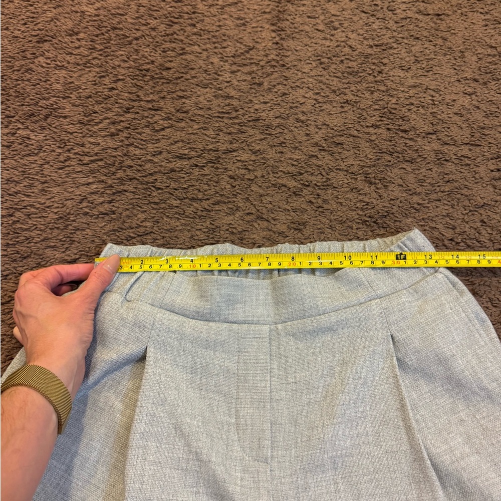 2 FOR $20The Select Moscow Gray Pleated Jogger Trouser Pants High Rise Elastic S - Picture 2 of 8